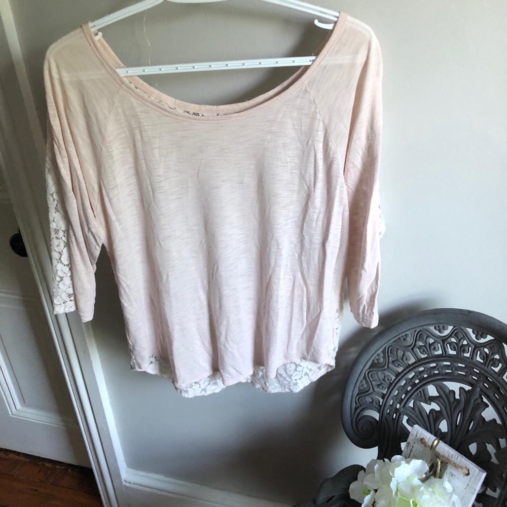 Quarter sleeve aerie shirt